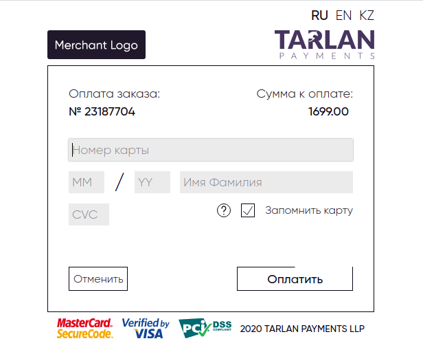 «Платёжная система Tarlan Payments» от разработчика «TOO Tarlan Payments (Тарлан Пейментс)»
