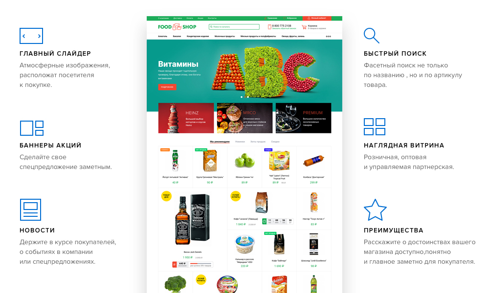 Bitlate. Интернет-магазин продуктов питания от разработчика «Bitlate»