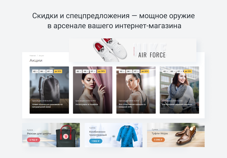 INTEC.Garderob - готовый интернет-магазин одежды, обуви, сумок, нижнего белья и аксессуаров