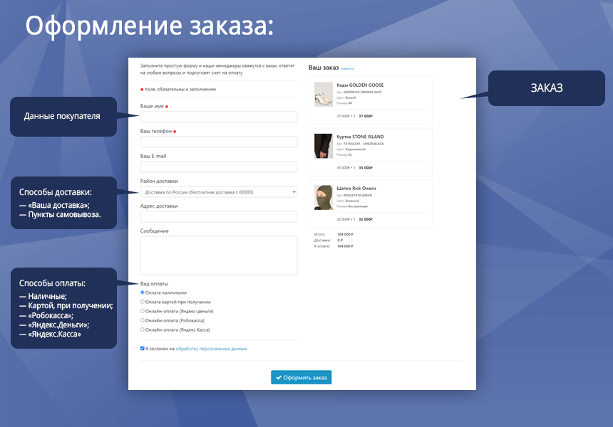 Trendy[light]: магазин одежды и обуви, начиная со Старта от разработчика «VLweb.ru»
